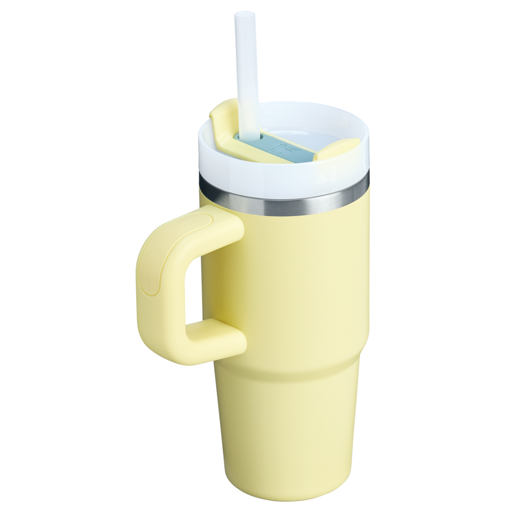 Insulated Travel The Quencher H2.O Flowstate Tumbler | Stanley Create D291F - Double-Wall Vacuum Insulated Travel Tumbler with Straw Detail
