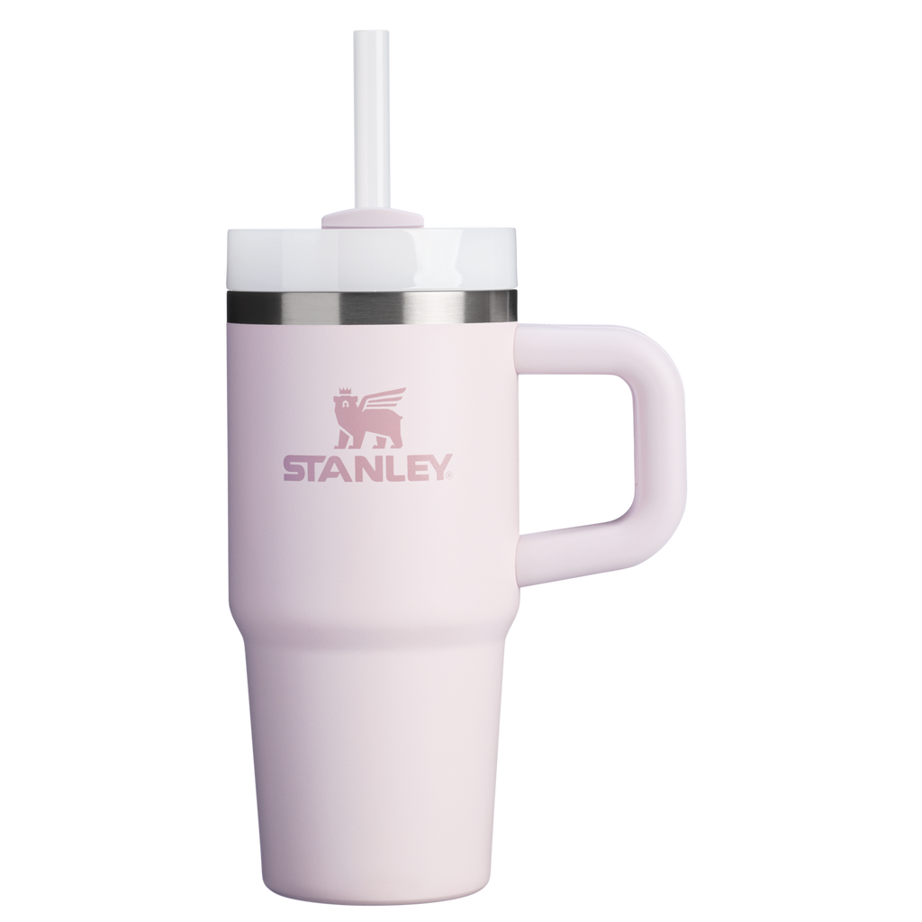 Insulated Travel The Quencher H2.O Flowstate Tumbler | Stanley Create D291F - Double-Wall Vacuum Insulated Travel Tumbler with Straw - Rose Quartz 2.0