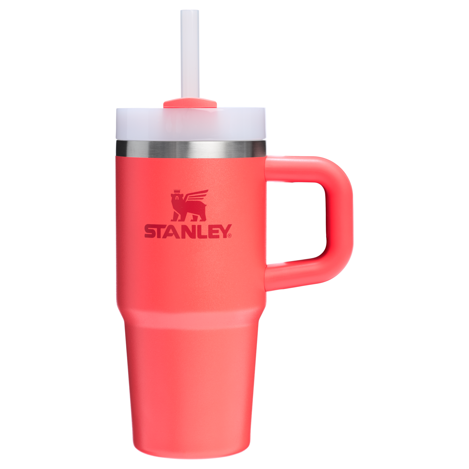 Insulated Travel The Quencher H2.O Flowstate Tumbler | Stanley Create D291F - Double-Wall Vacuum Insulated Travel Tumbler with Straw Detail