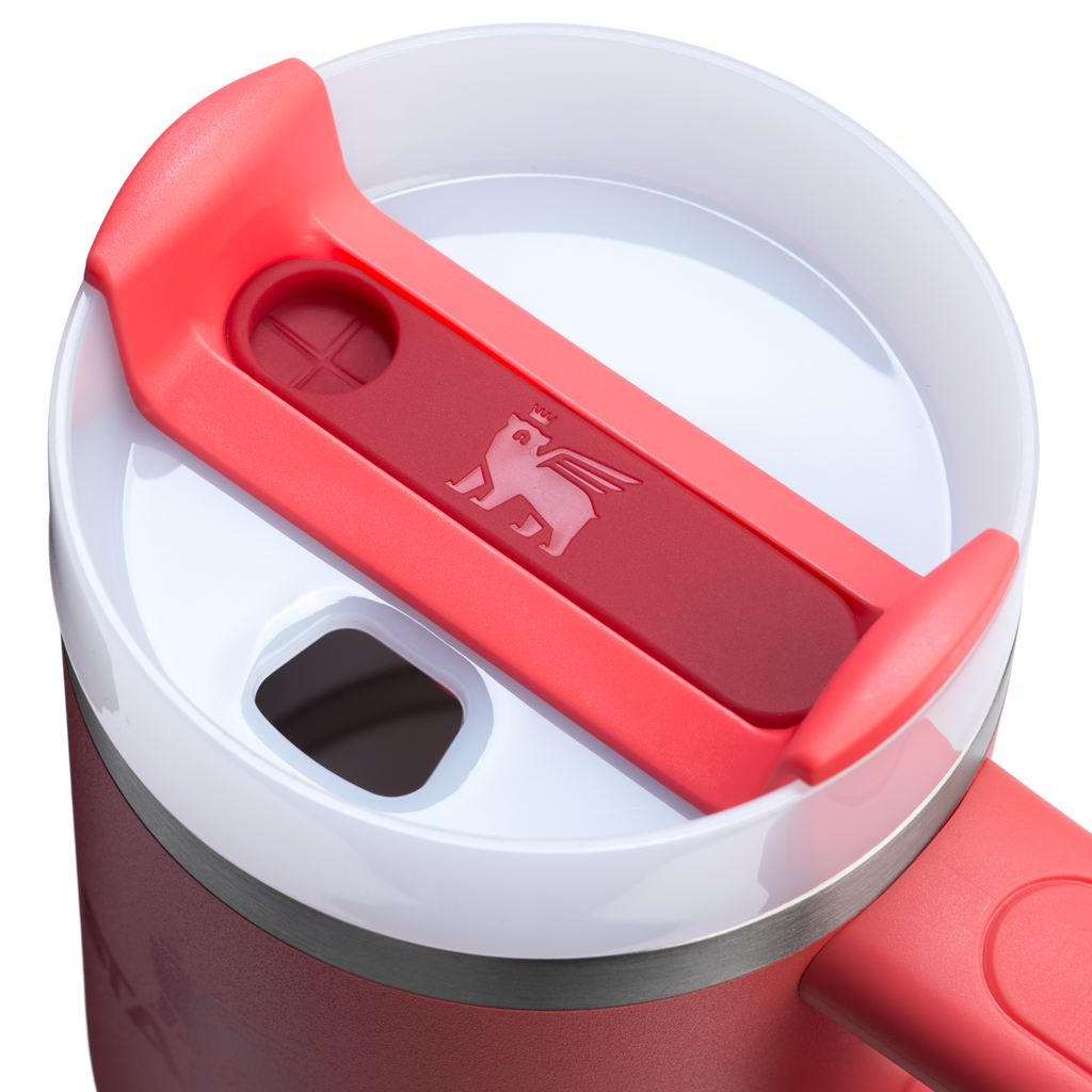 Insulated Travel The Quencher H2.O Flowstate Tumbler | Stanley Create D291F - Double-Wall Vacuum Insulated Travel Tumbler with Straw Detail