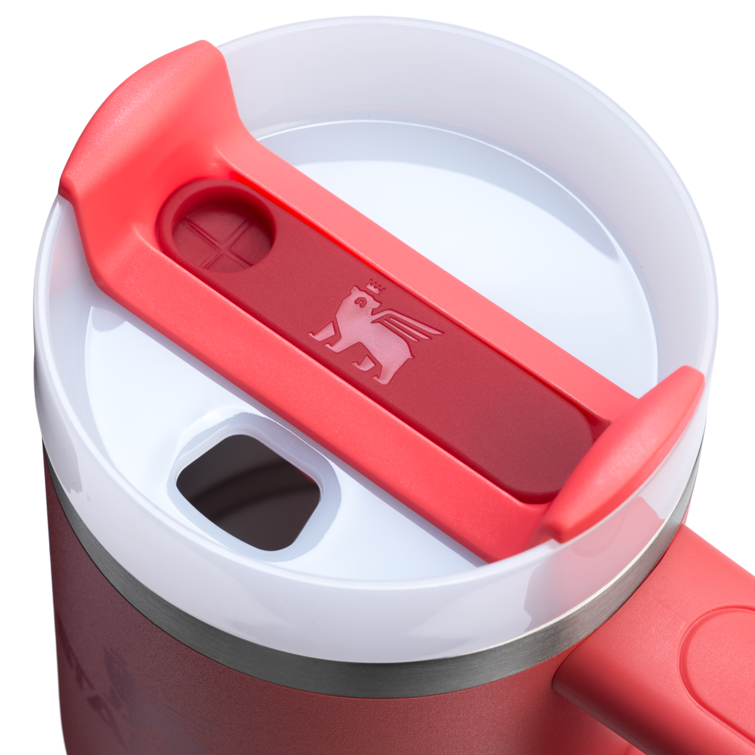 Insulated Travel The Quencher H2.O Flowstate Tumbler | Stanley Create D291F - Double-Wall Vacuum Insulated Travel Tumbler with Straw Detail