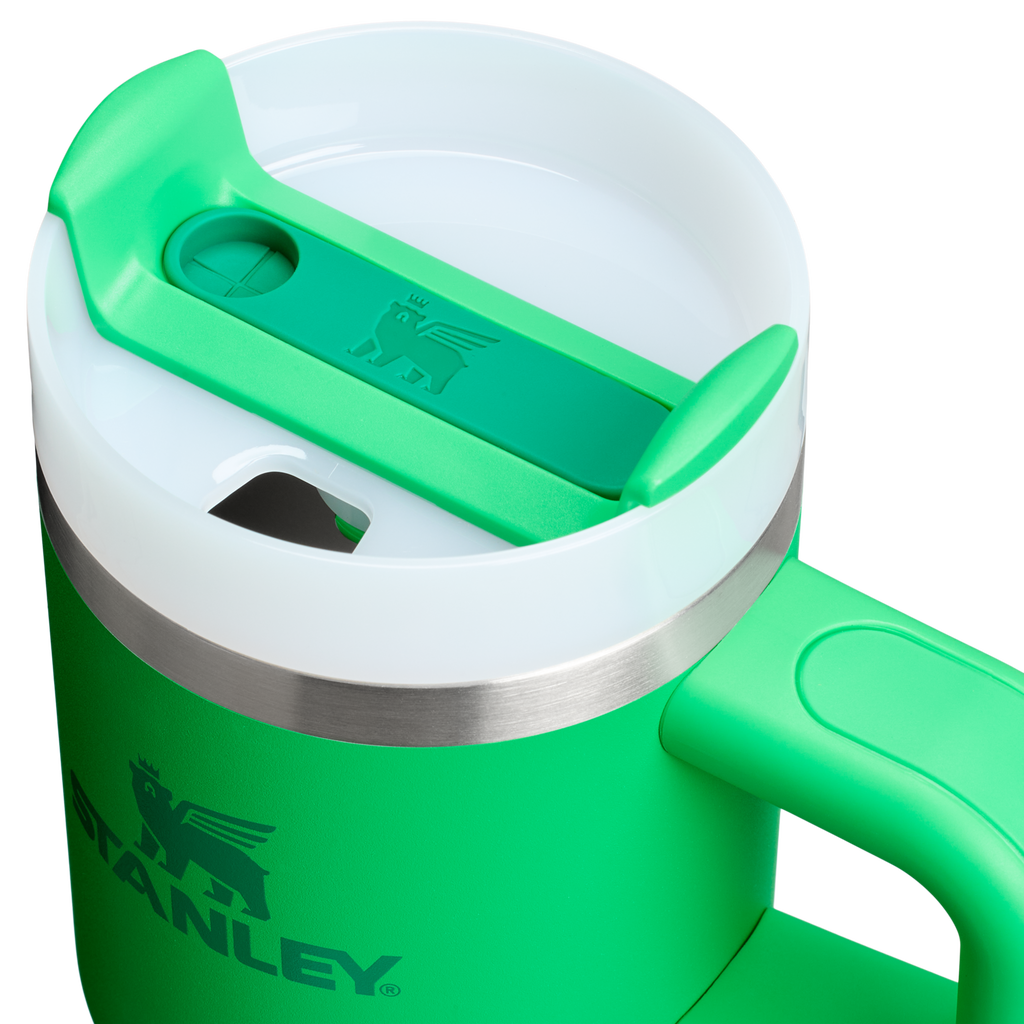 Insulated Travel The Quencher H2.O Flowstate Tumbler | Stanley Create D291F - Double-Wall Vacuum Insulated Travel Tumbler with Straw Detail
