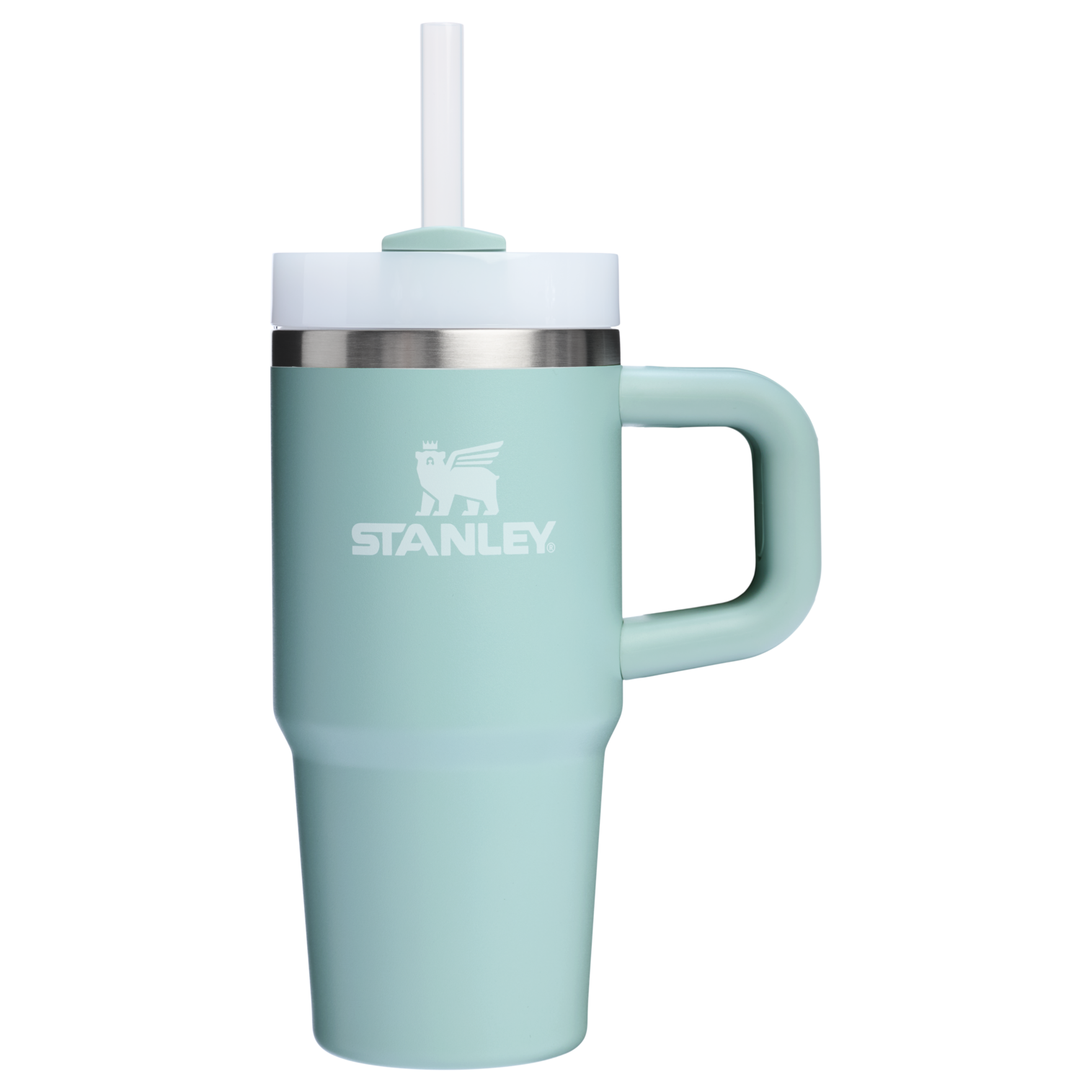 Insulated Travel The Quencher H2.O Flowstate Tumbler | Stanley Create D291F - Double-Wall Vacuum Insulated Travel Tumbler with Straw Detail