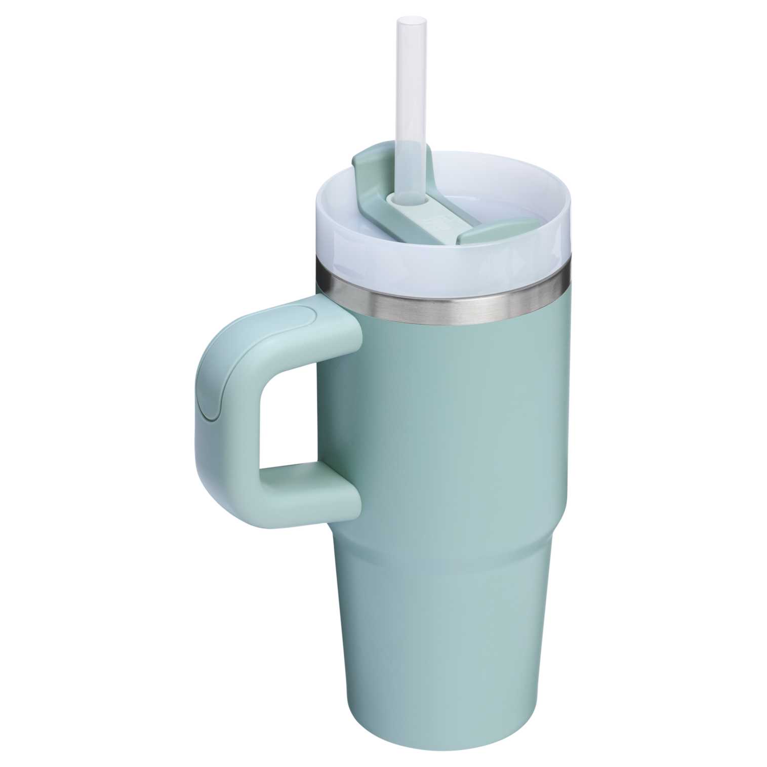Insulated Travel The Quencher H2.O Flowstate Tumbler | Stanley Create D291F - Double-Wall Vacuum Insulated Travel Tumbler with Straw Detail