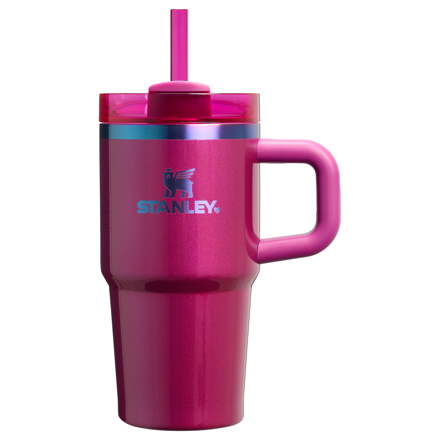 Double-Wall Vacuum The Quencher H2.O Flowstate Tumbler with Handle | Stanley Create D309N - Premium Stainless Steel Straw Cup for All-Day Hydration Detail