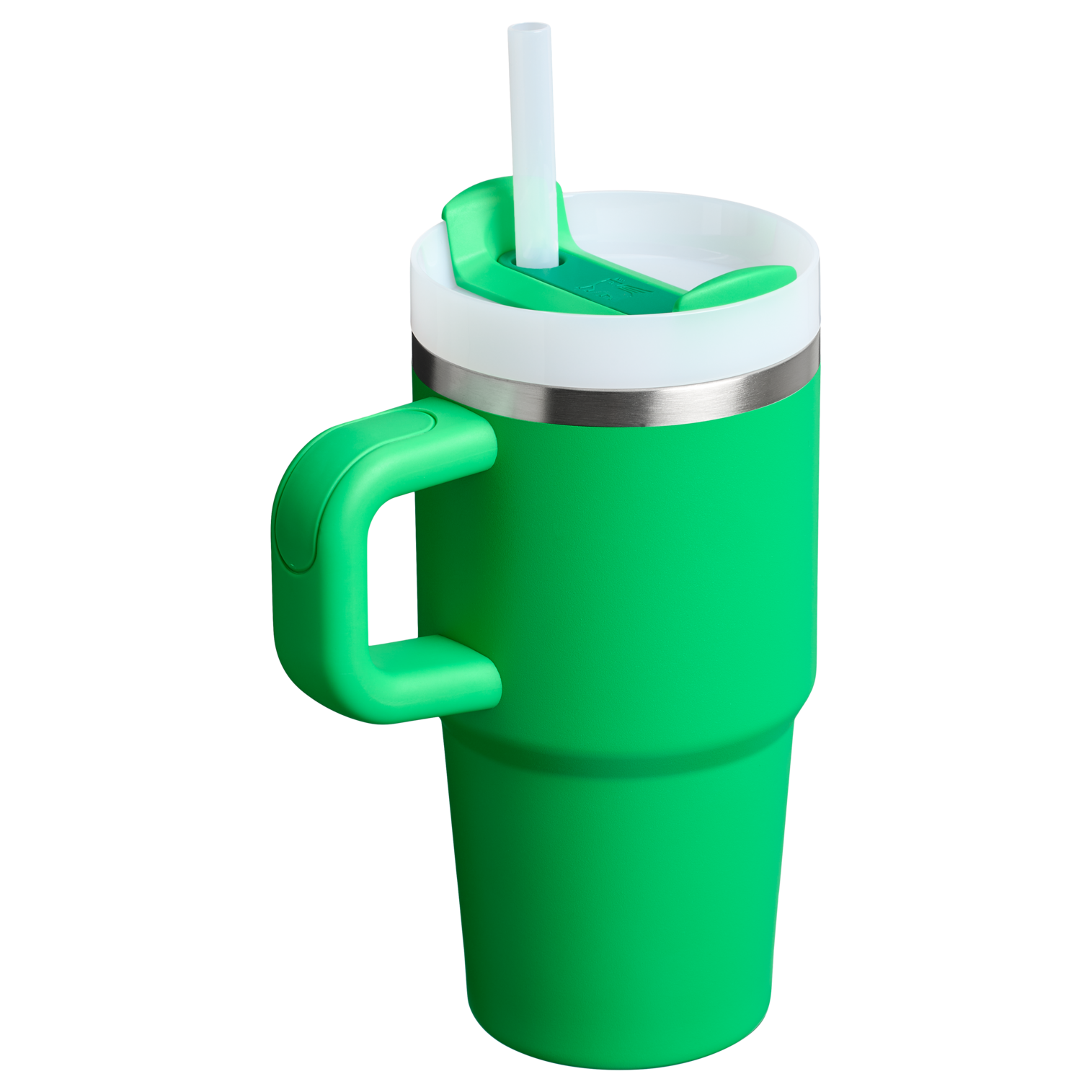 Double-Wall Vacuum The Quencher H2.O Flowstate Tumbler with Handle | Stanley Create D309N - Premium Stainless Steel Straw Cup for All-Day Hydration Detail