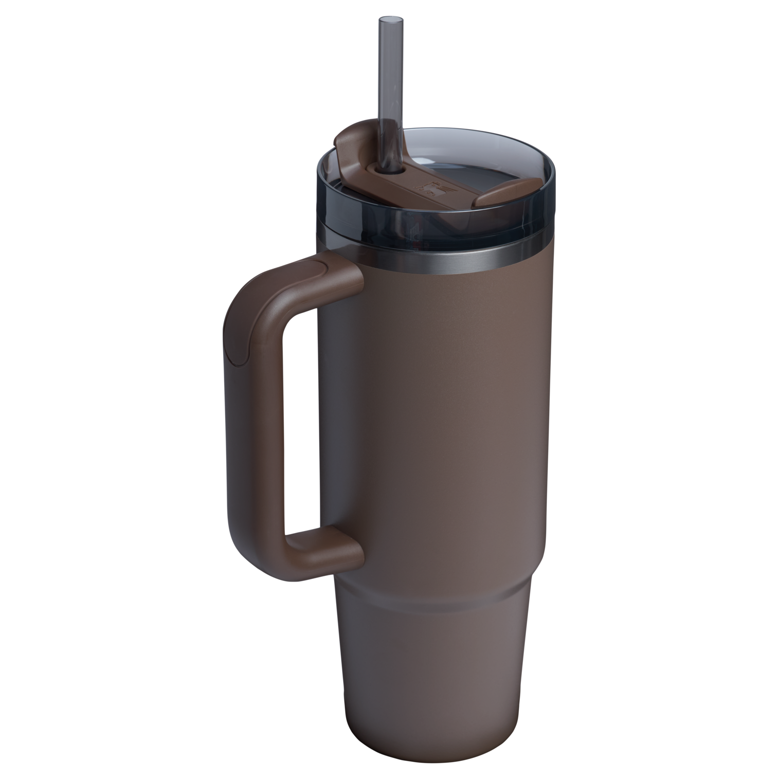 Splash-Resistant FlowState The Quencher H2.0 Flowstate Tumbler | Stanley Create D331C - Double-Wall Vacuum Insulated Travel Tumbler with Straw Detail