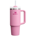 Splash-Resistant FlowState The Quencher H2.0 Flowstate Tumbler | Stanley Create D331C - Double-Wall Vacuum Insulated Travel Tumbler with Straw - Peony