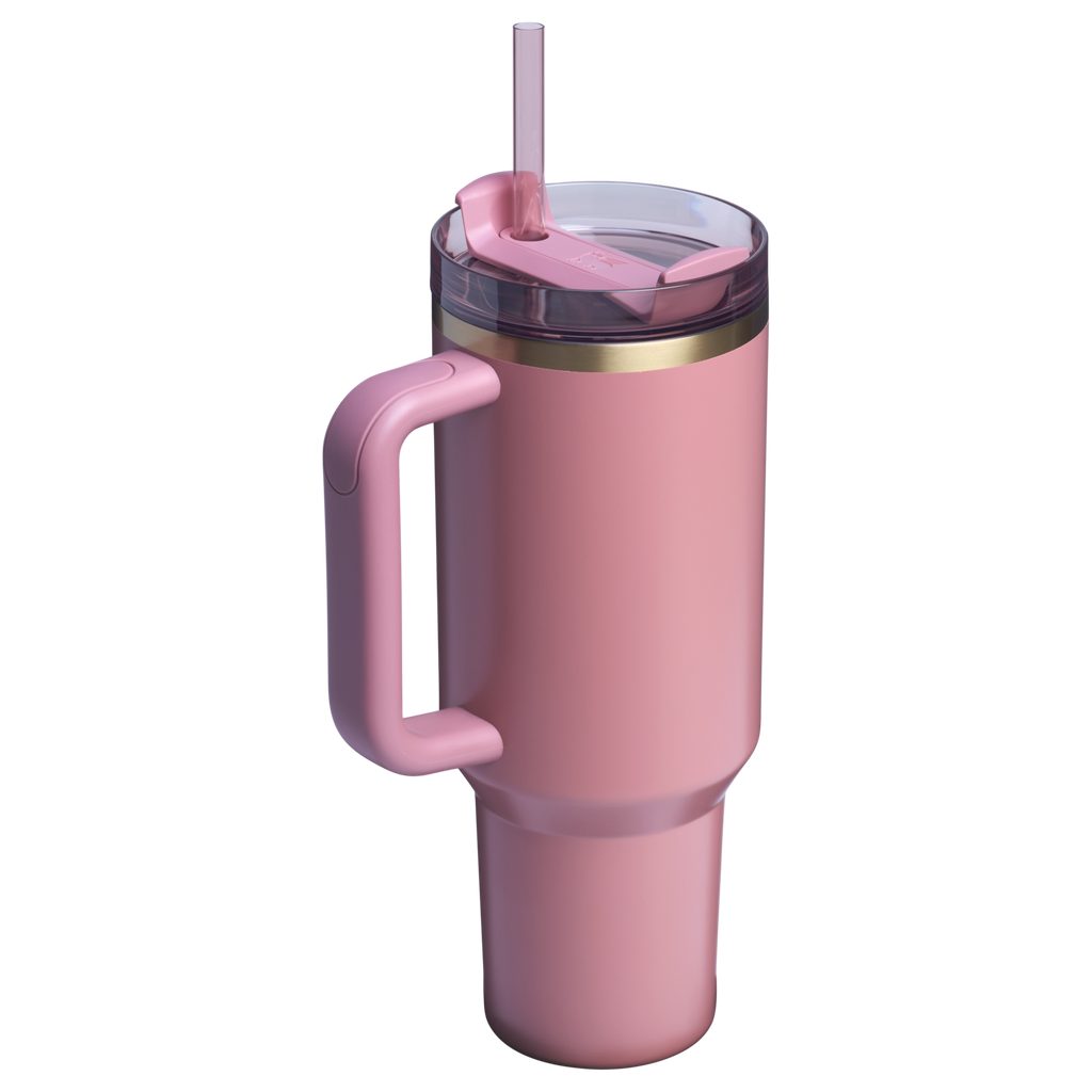 Double-Wall Vacuum The Quencher H2.0 Flowstate Tumbler  | Stanley Create D332L - FlowState 3-Position Lid Insulated Travel Mug Detail