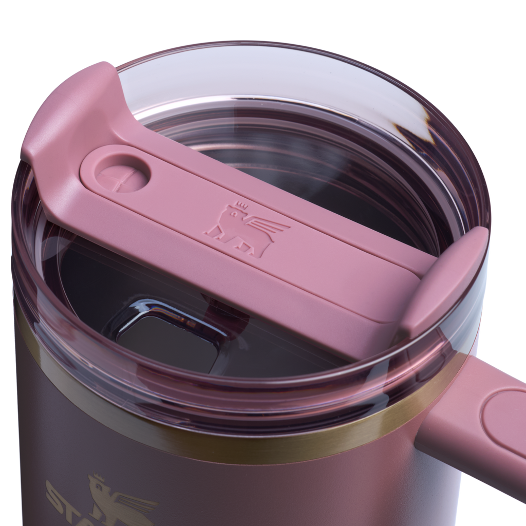 Double-Wall Vacuum The Quencher H2.0 Flowstate Tumbler  | Stanley Create D332L - FlowState 3-Position Lid Insulated Travel Mug Detail