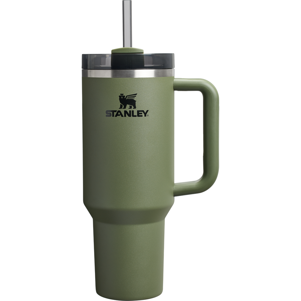 Double-Wall Vacuum The Quencher H2.0 Flowstate Tumbler  | Stanley Create D332L - FlowState 3-Position Lid Insulated Travel Mug - Dried Pine