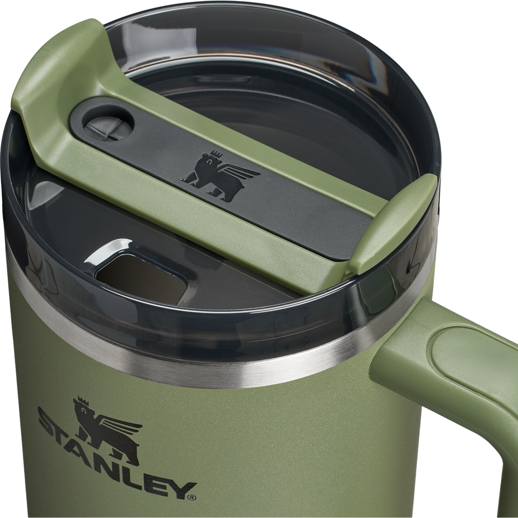 Double-Wall Vacuum The Quencher H2.0 Flowstate Tumbler  | Stanley Create D332L - FlowState 3-Position Lid Insulated Travel Mug Detail