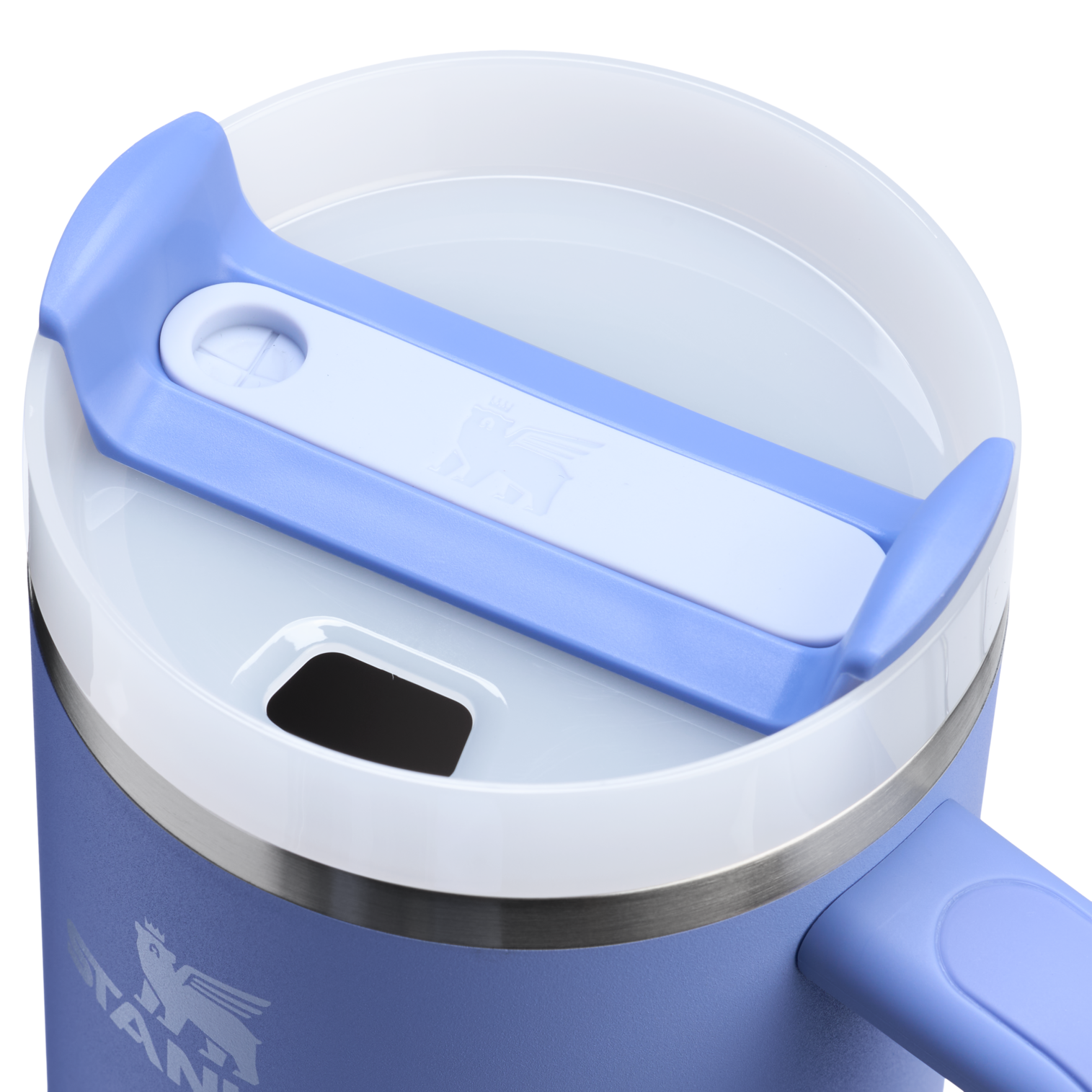 Double-Wall Vacuum The Quencher H2.0 Flowstate Tumbler  | Stanley Create D332L - FlowState 3-Position Lid Insulated Travel Mug Detail