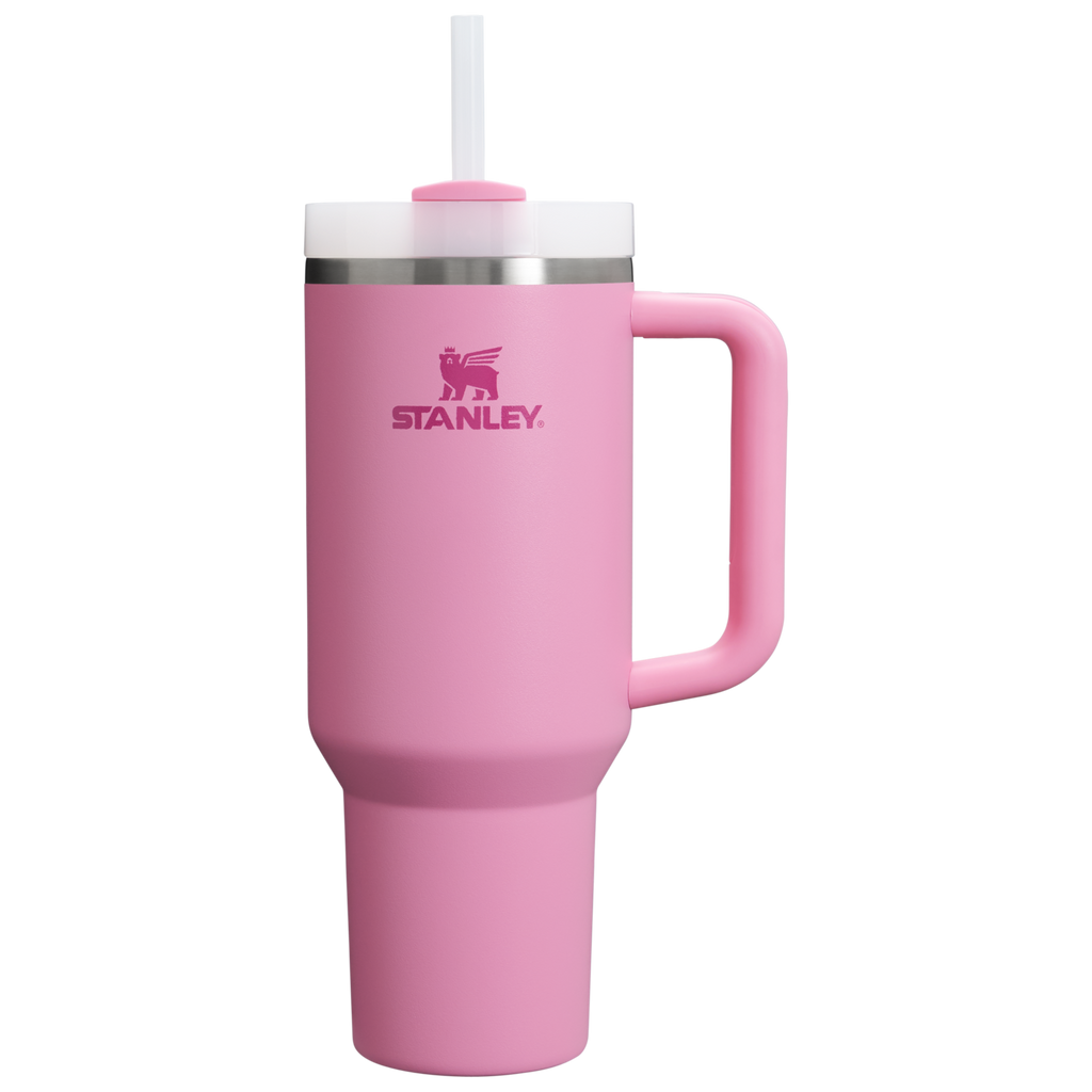 Double-Wall Vacuum The Quencher H2.0 Flowstate Tumbler  | Stanley Create D332L - FlowState 3-Position Lid Insulated Travel Mug - Peony