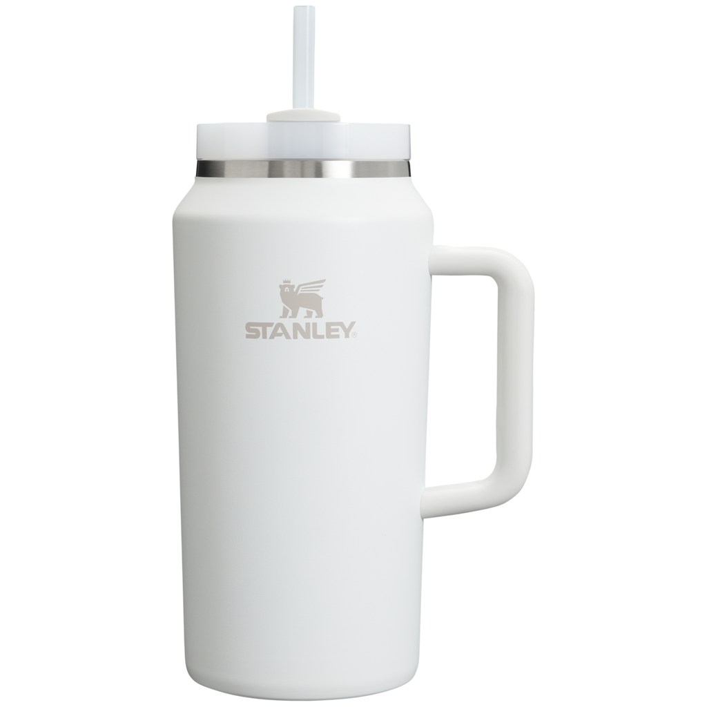 Car-Cup Friendly The Quencher H2.0 Flowstate Tumbler D365U - Premium Stainless Steel Straw Cup for All-Day Hydration - Frost