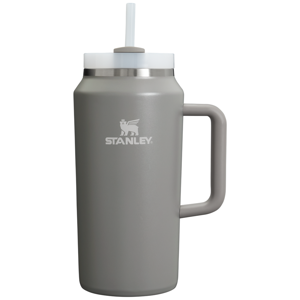 Car-Cup Friendly The Quencher H2.0 Flowstate Tumbler D365U - Premium Stainless Steel Straw Cup for All-Day Hydration - Stone