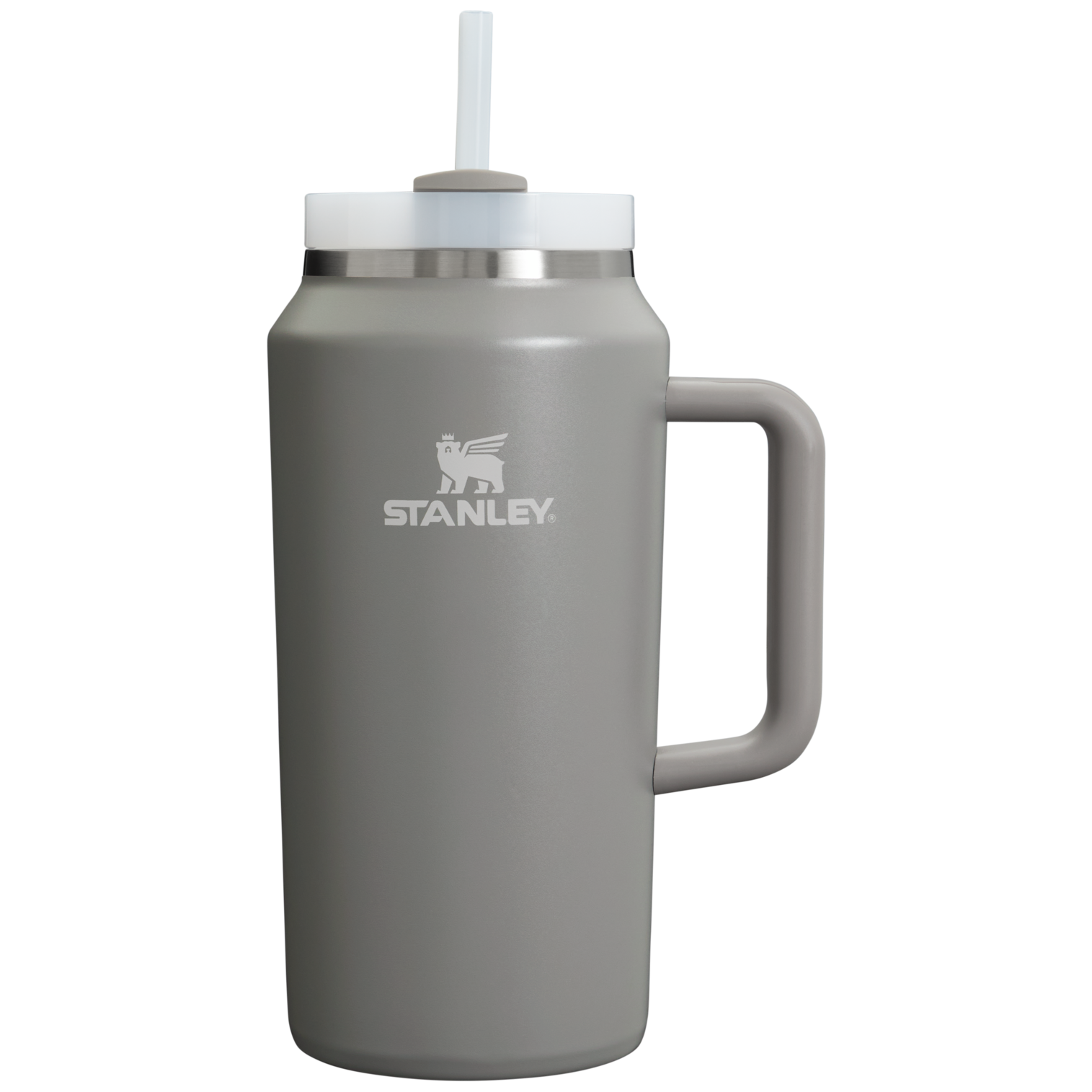 Car-Cup Friendly The Quencher H2.0 Flowstate Tumbler D365U - Premium Stainless Steel Straw Cup for All-Day Hydration - Stone