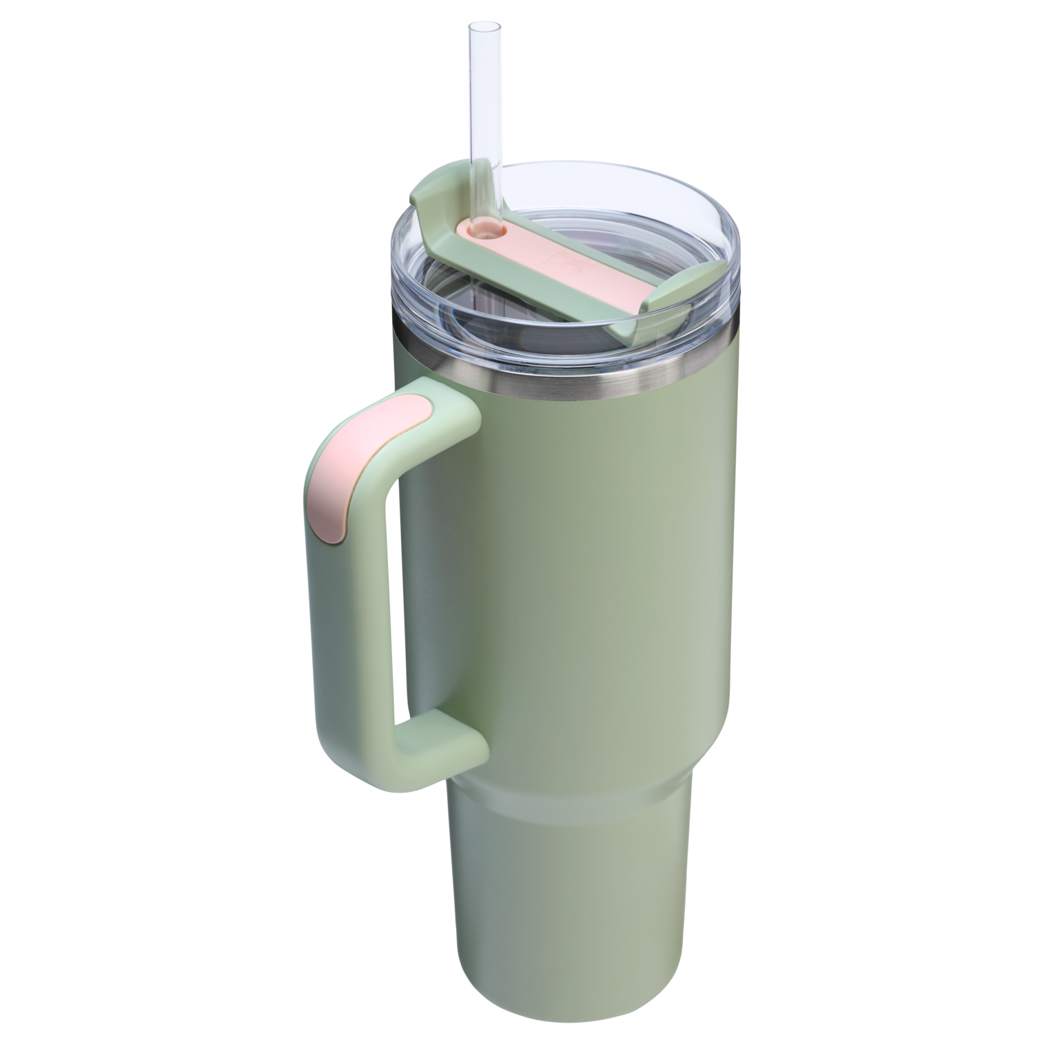Double-Wall Vacuum The Quencher H2.0 Flowstate Tumbler  | Stanley Create D332L - FlowState 3-Position Lid Insulated Travel Mug Detail