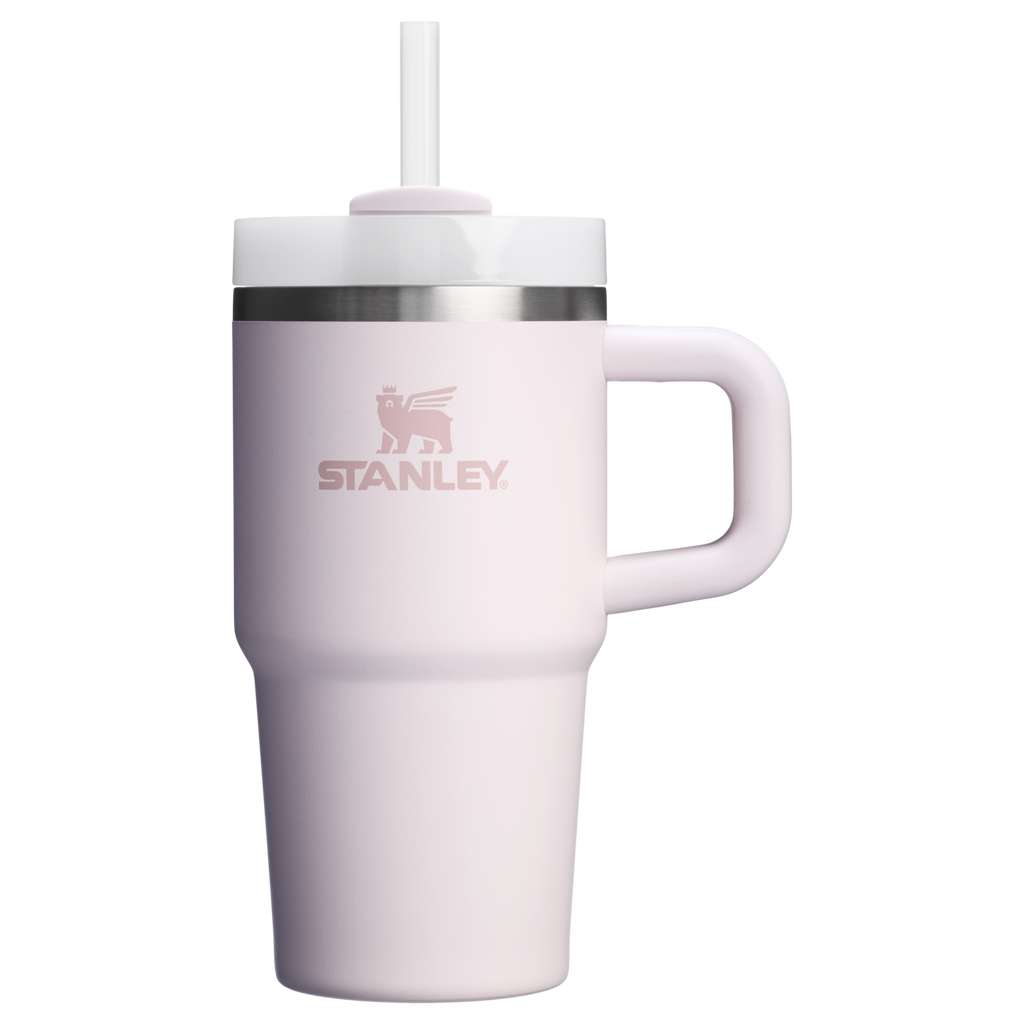 Splash-Resistant FlowState The Quencher H2.O Flowstate Tumbler D069R - 40oz Large Capacity Car-Cup Friendly Quencher - Rose Quartz 2.0