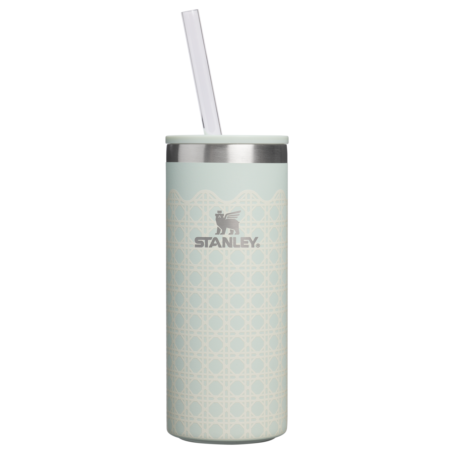 Leak-Proof Insulated The Everyday Slim Can Cooler Cup D350R - Heavy-Duty Ice-Retention Food & Beverage Carrier - Mist Rattan