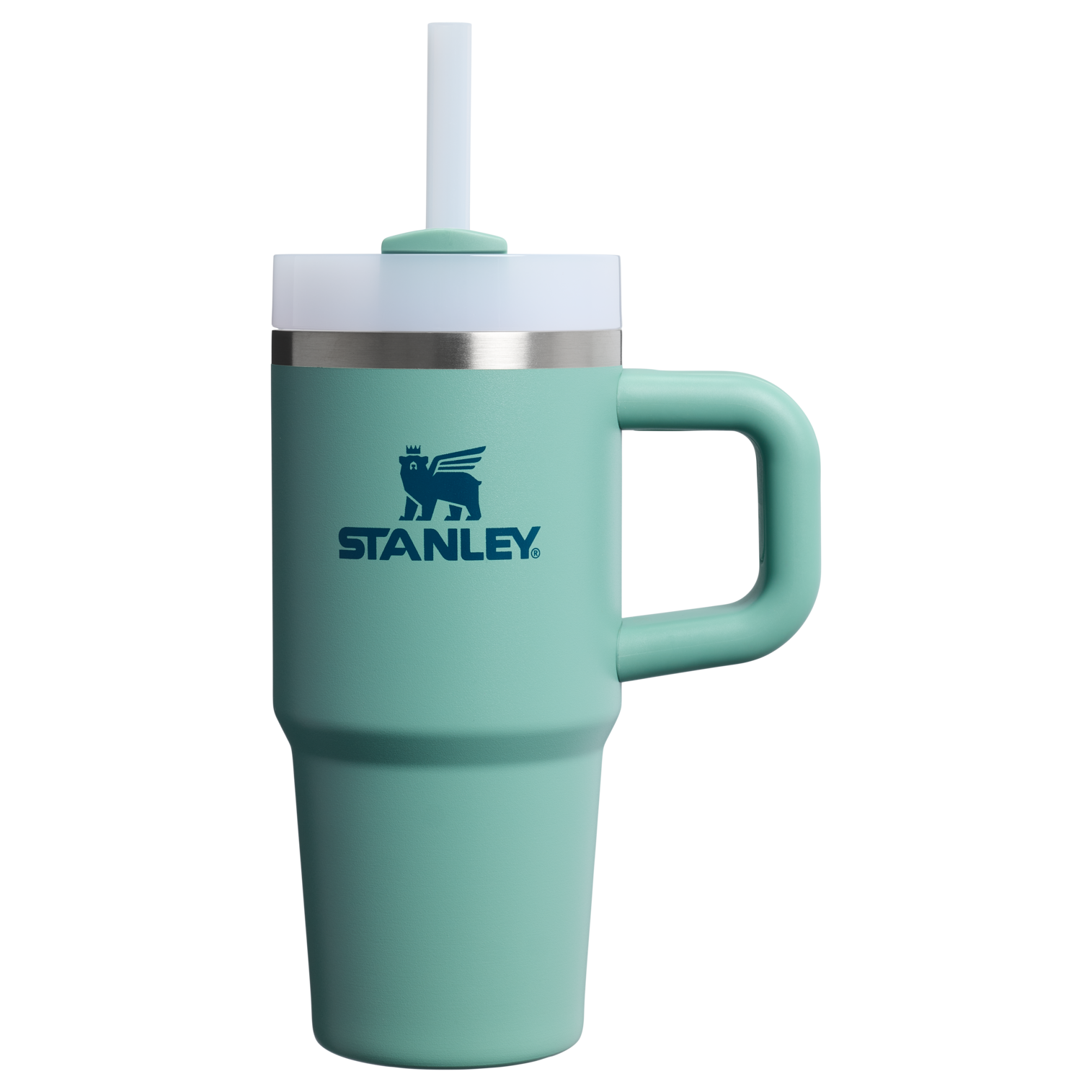 Insulated Travel The Quencher H2.O Flowstate Tumbler | Stanley Create D291F - Double-Wall Vacuum Insulated Travel Tumbler with Straw Detail