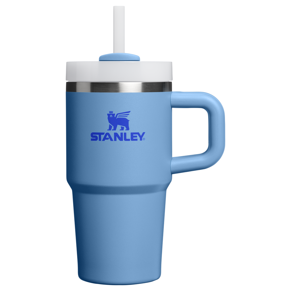 Splash-Resistant FlowState The Quencher H2.O Flowstate Tumbler D069R - 40oz Large Capacity Car-Cup Friendly Quencher - Blue Sky