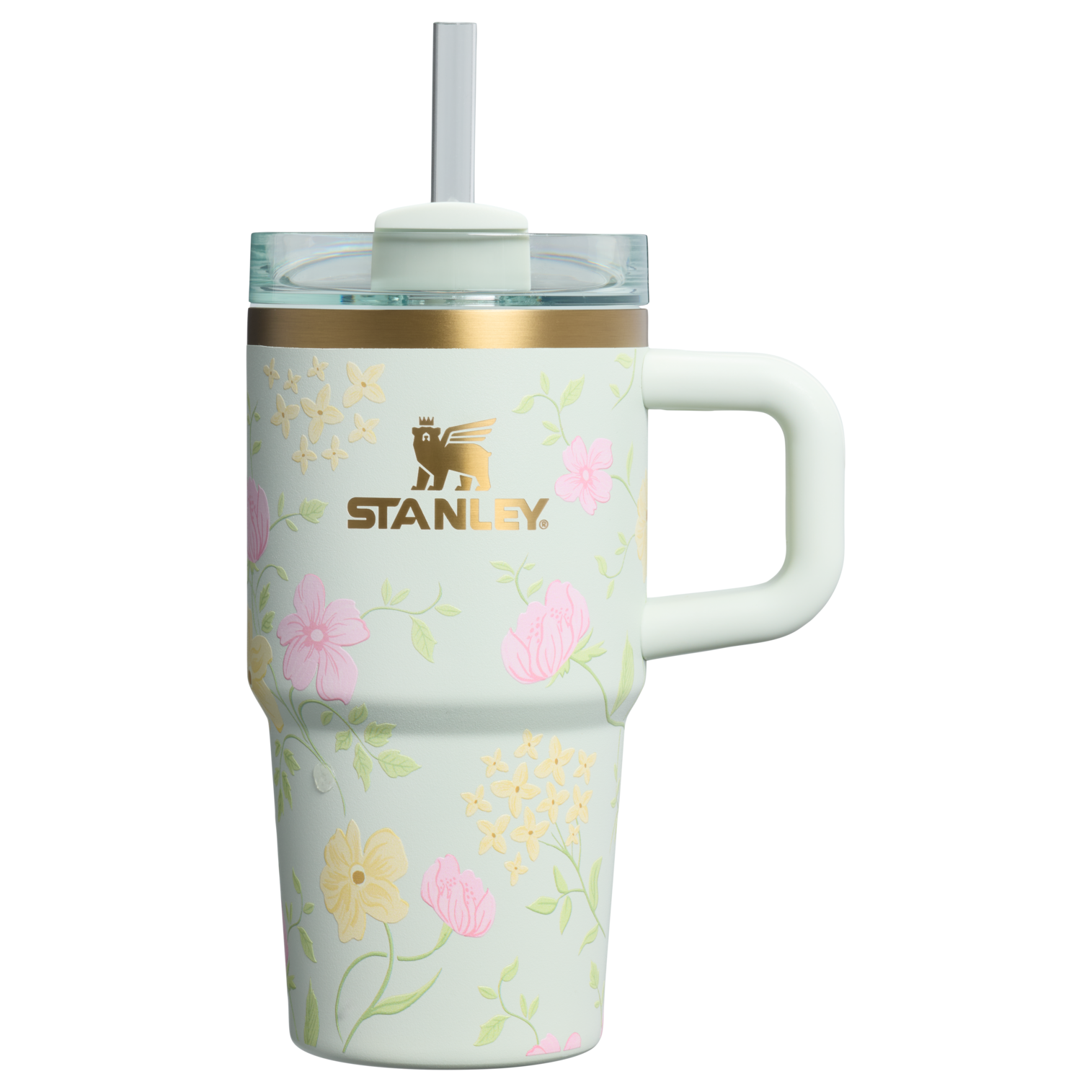 Double-Wall Vacuum The Easter Quencher H2.0  Flowstate Tumbler D259S - Premium Stainless Steel Straw Cup for All-Day Hydration - Spring Blossoms