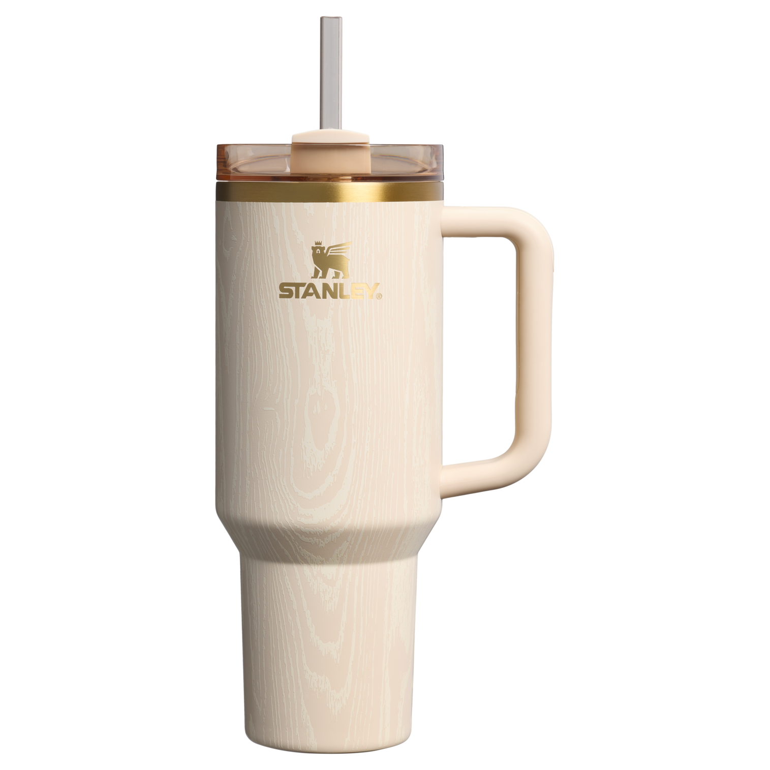 Car-Cup Friendly The Cheers & Cheer Quencher H2.0 Flowstate Tumbler D188Q - Double-Wall Vacuum Insulated Travel Tumbler with Straw - Birch Woodgrain