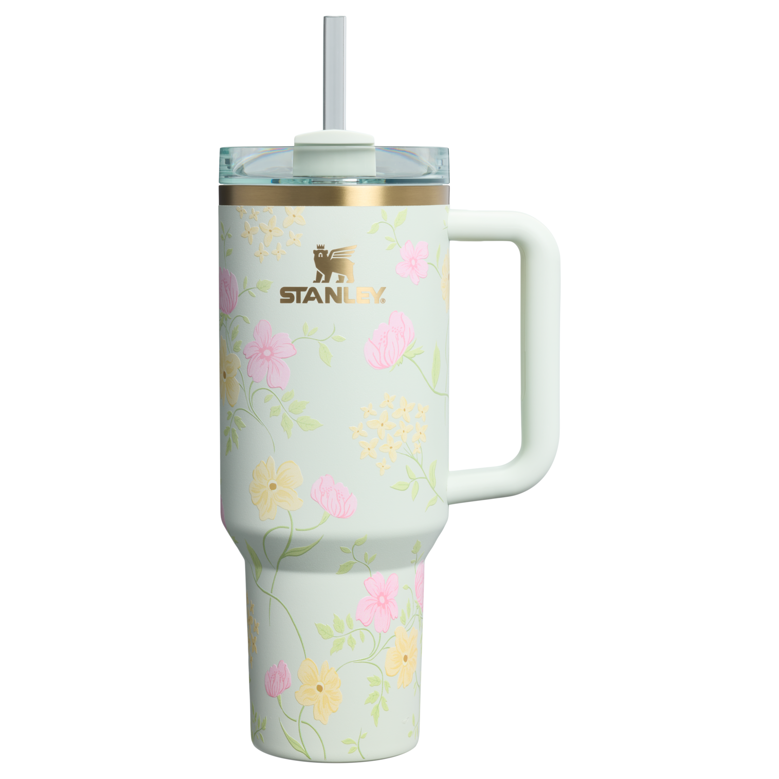 Splash-Resistant FlowState The Easter Quencher H2.0 Flowstate Tumbler D256K - FlowState 3-Position Lid Insulated Travel Mug - Spring Blossoms