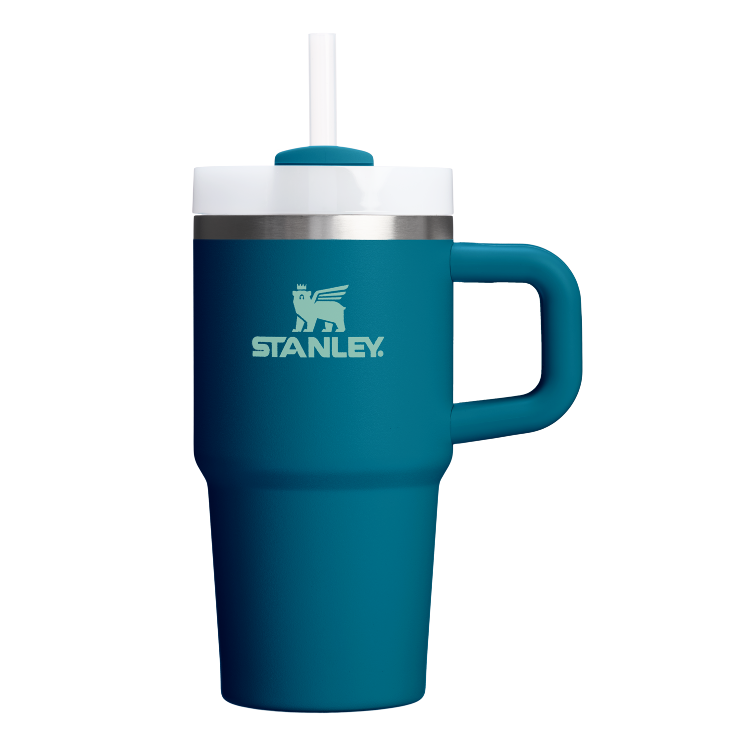 Splash-Resistant FlowState The Quencher H2.O Flowstate Tumbler D069R - 40oz Large Capacity Car-Cup Friendly Quencher - Coastal Teal
