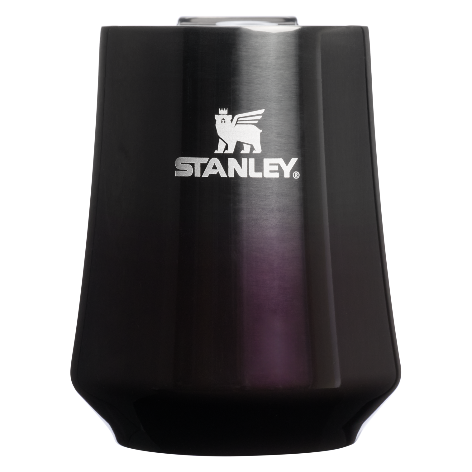 Elegant Stemless The Halloween Reserve Wine Tumbler D364P - Shatterproof Flavor-Preserving Cocktail Tumbler with Lid - Purple Night Shine