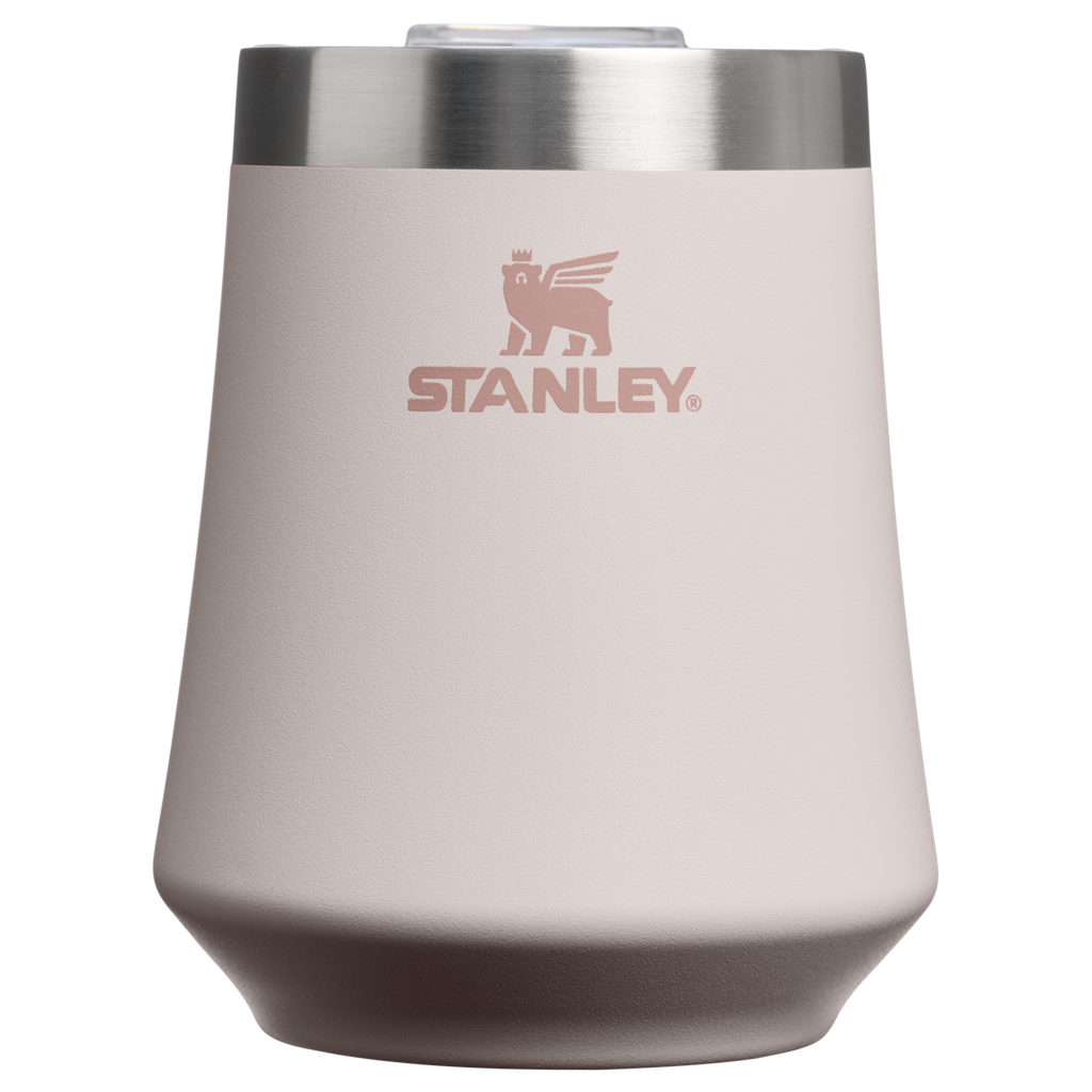 Vacuum Insulated Wine The Reserve Wine Tumbler D125V - Elegant Stemless Vacuum Insulated Wine Tumbler - Rose Quartz